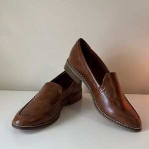 Indigo rd. Women's Tan Vegan Leather IRHaisley Loafers Size 8 EUC